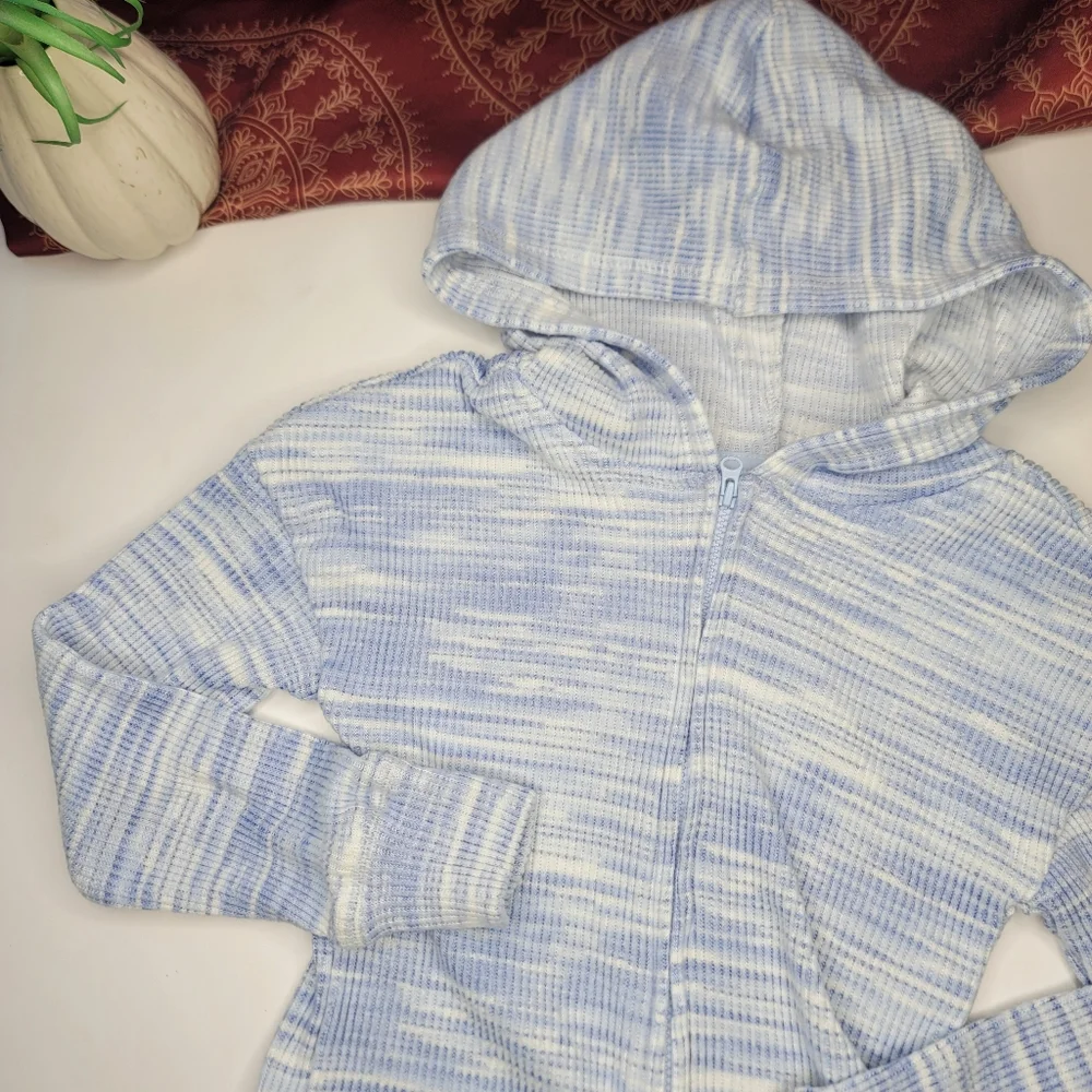 OshKosh Bgosh Jacket Blue White Size 6/6X